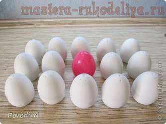 Maestru la modelarea gips-urilor de gips pentru ouă de Paște