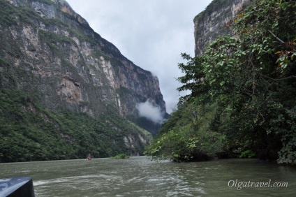 Mexic Canyon del Sumidero - un punct de reper natural al statului