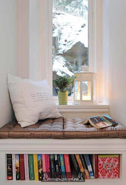 Un loc pentru a citi în casă - 18 idei cum să dota un loc confortabil pentru a citi ideea de decor interior