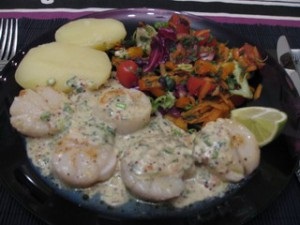 Scallops în sos de muștar 3 rețete, caracteristici de gătit