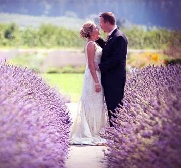 Finom lavender esküvő Provence stílusában