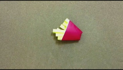 Origami porție de cartofi prajiti mcdonalds l mestesuguri de hârtie