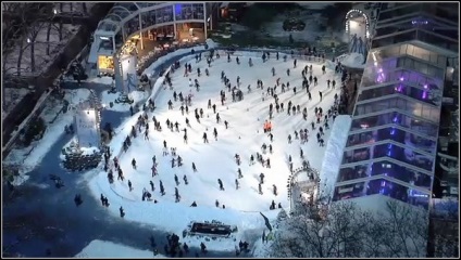 Performanța în Bryant Park este un patinator bun rău