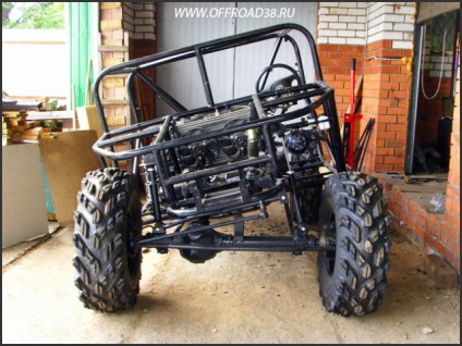 Construcția de buggy cross-country pe un cadru spațial