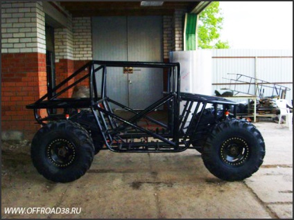 Construcția de buggy cross-country pe un cadru spațial