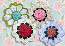 Trandafiri, tricotate