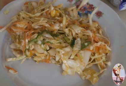 Salată coreeană din varza chap-cha, bucurie de casă