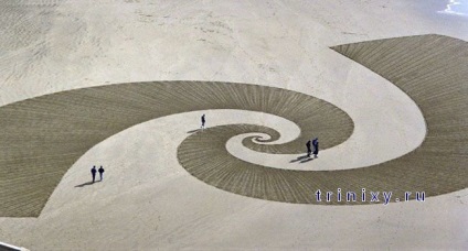 Cele mai mari desene realizate de un om pe nisip (27 fotografii) - Trinity