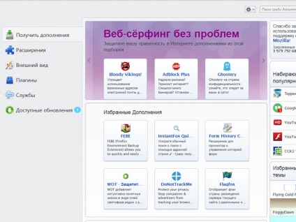 Seoskop - configurație mozilla firefox