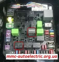 Lămpi de ceață standard în modul drl (lumini de zi) - electrician de mașină mitsubishi