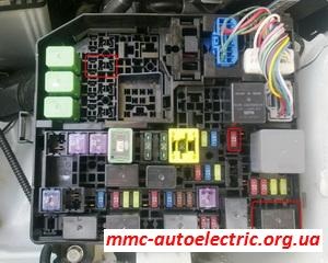 Lămpi de ceață standard în modul drl (lumini de zi) - electrician de mașină mitsubishi