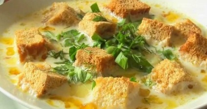 Supă de brânză cu rețete simple de pui cu fotografie pas cu pas