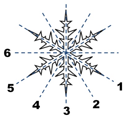 Câte raze au fulgi de zăpadă, potrivit oamenilor de știință