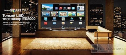 TV Slim condus ue55es8000s Samsung - o fereastră în lumea viitorul televiziunii în telefon acasă