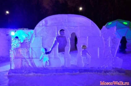Zăpadă împărătească - plimbare în mai multe - la Moscova, parcuri