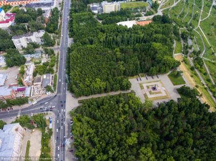 Tomsk Fan Zóna létrehozása a táborkertben a chm-2018 megtekintéséhez 50 millióra becsülhető