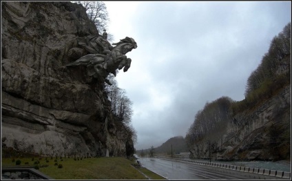 Statuia lui George victorios în Osetia de Nord - pe blogul - cultură, sport, societate - făcută în țara noastră