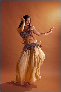 Scenele de machiaj pentru dansurile orientale, flamenco