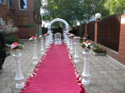 Nunti si coloane de nunta la comanda, inchiriere - fabricatie in Krasnodar, Rostov-on-Don
