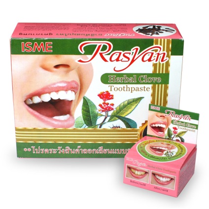 Pătrunjel de dinți pe bază de plante medicinale (rasaan) (isme)