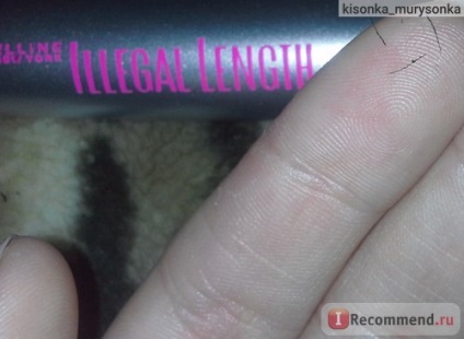 Mascara mascara maybelline ilegale lungime ™ extensii de fibre - 