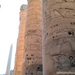 Az ókori Luxorban Karnak-templom épült