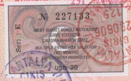 Visa în Turcia 2017 este necesar, cost, documente