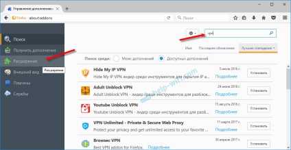 Vpn pentru crom, opera, firefox și epoca