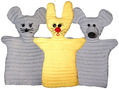 Tricotate păpușă-mănuși jurnal grup - tricotate grup de jucării - de sex feminin de rețea socială