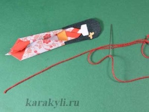 Japán hagyományos papír baba - chiogami ningyo, feltérképezés