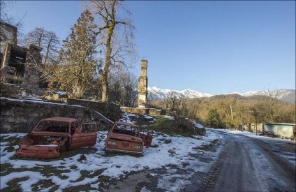 Abandoned village akarmara, Abkhazia descriere, istorie și fapte interesante