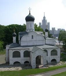 Concepție anna biserică care în colțul zidului chinezesc din Moscova