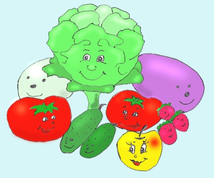 Mistere despre legume, fructe, fructe de padure - gazon pentru copii si parinti