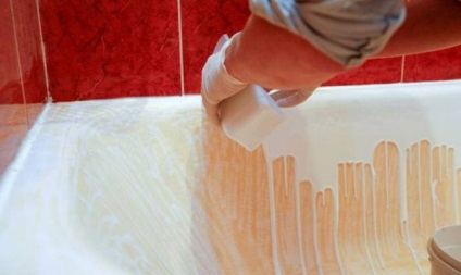 Acrylic liner în baie - un video cu mâinile tale
