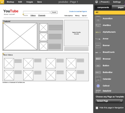 Instrumente gratuite on-line pentru prototiparea site-urilor și crearea cadrelor wireframes