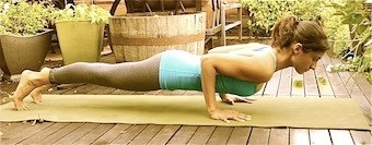 Chaturanga dandasana sau postura de personal