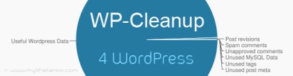 Tisztítsa meg a wordpress adatbázis wp-cleanup-ot