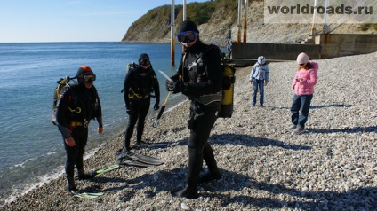 Scufundări pe Marea Neagră, drumurile lumii