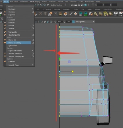 Efectuarea unui microbuz în modelarea Maya 1