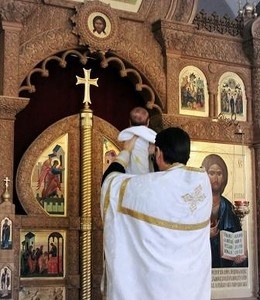 Pregătire spirituală pentru sacramentul botezului, templul Sfintei Treimi