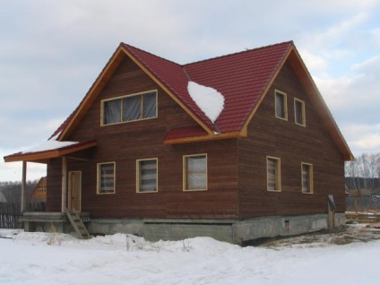 Fotografie de acoperișuri de case din lemn - dispozitive, proiecte