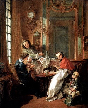 Franzois Boucher este pictor, pictor al erei rococo