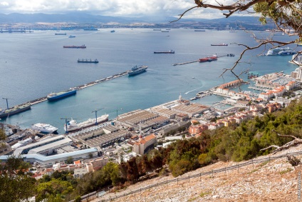 Strâmtoarea Gibraltar, portul și teritoriul de peste mări