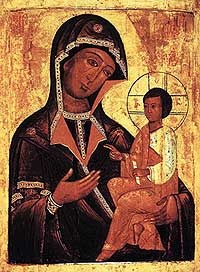 Grúz ikon az Isten Anyjának