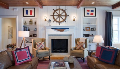 Interior în stilul navei - design, idei, fotografie