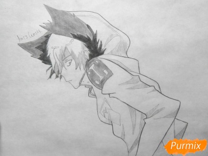 Cum de a desena kuro de la anime creion creion în etape