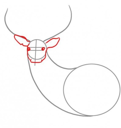 Cum de a desena un cerb în etape - Anul Nou și obișnuite