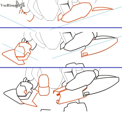 Cum de a desena un robot în creion pas cu pas