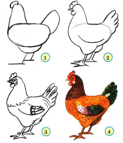 Hogyan rajzoljunk egy meseot - fekete csirkét vagy földalatti embereket