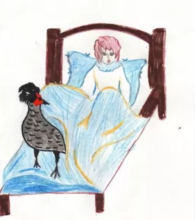 Hogyan rajzoljunk egy meseot - fekete csirkét vagy földalatti embereket